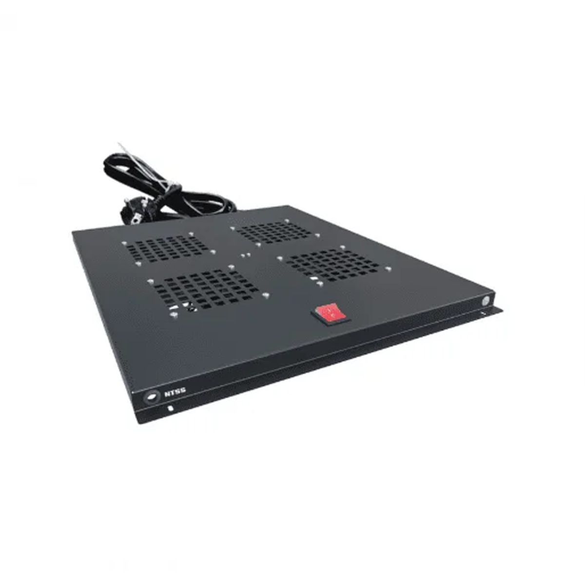 Потолочный вентиляторный модуль NTSS для шкафов серии R 800 мм, 4 элемента, без термостата, черный RAL 9005